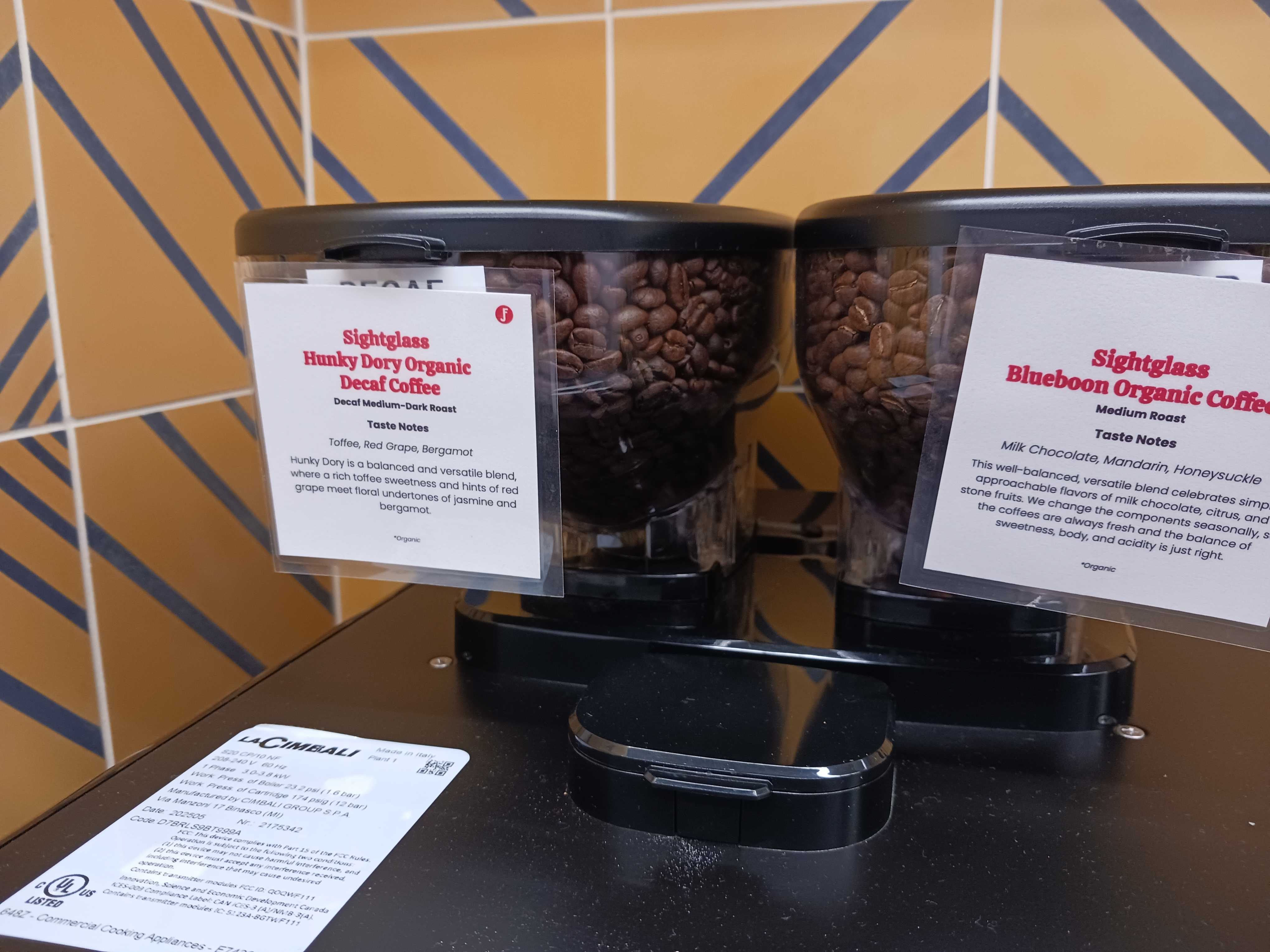 Discord coffee station with specialty beans